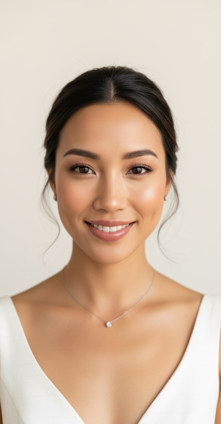 After Side Messy Bun For Wedding